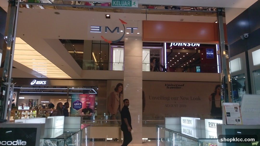 Mall Interior with Storefronts