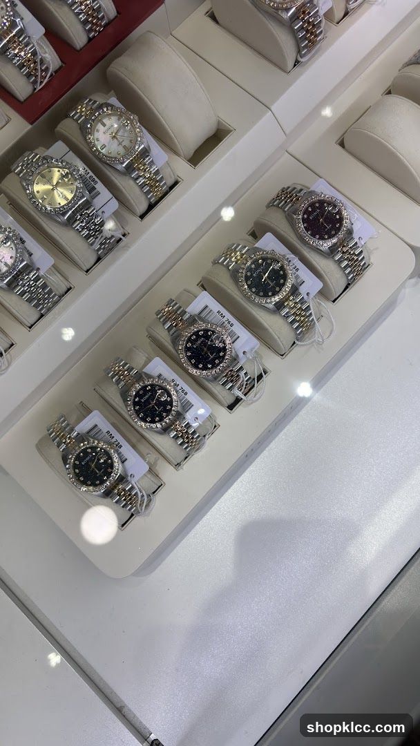 Display of watches