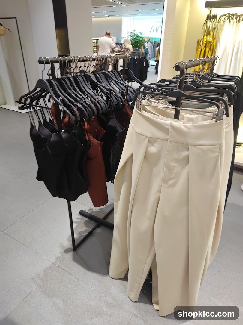 Clothing Display in Store
