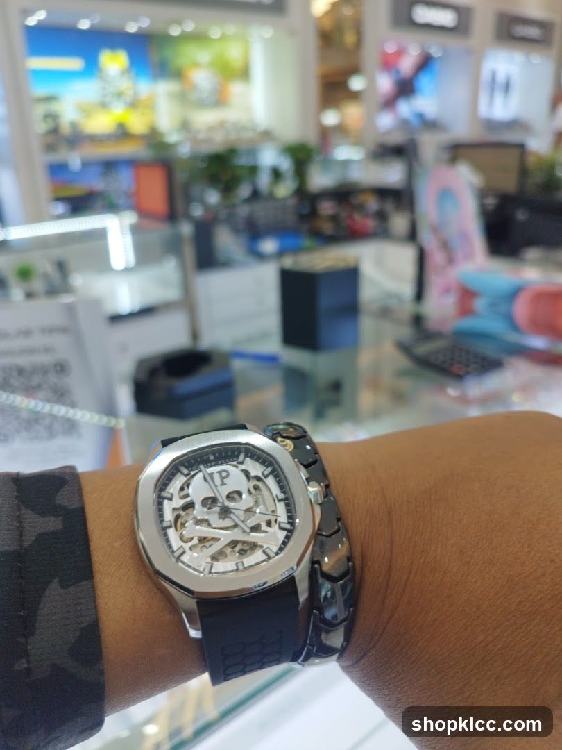 Skeleton Watch on Wrist