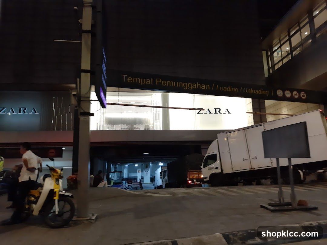 Loading Dock with Zara Storefront