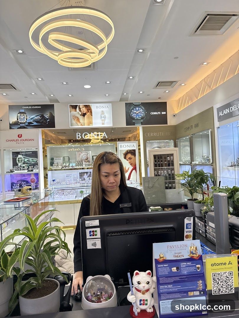 Watch Store Counter