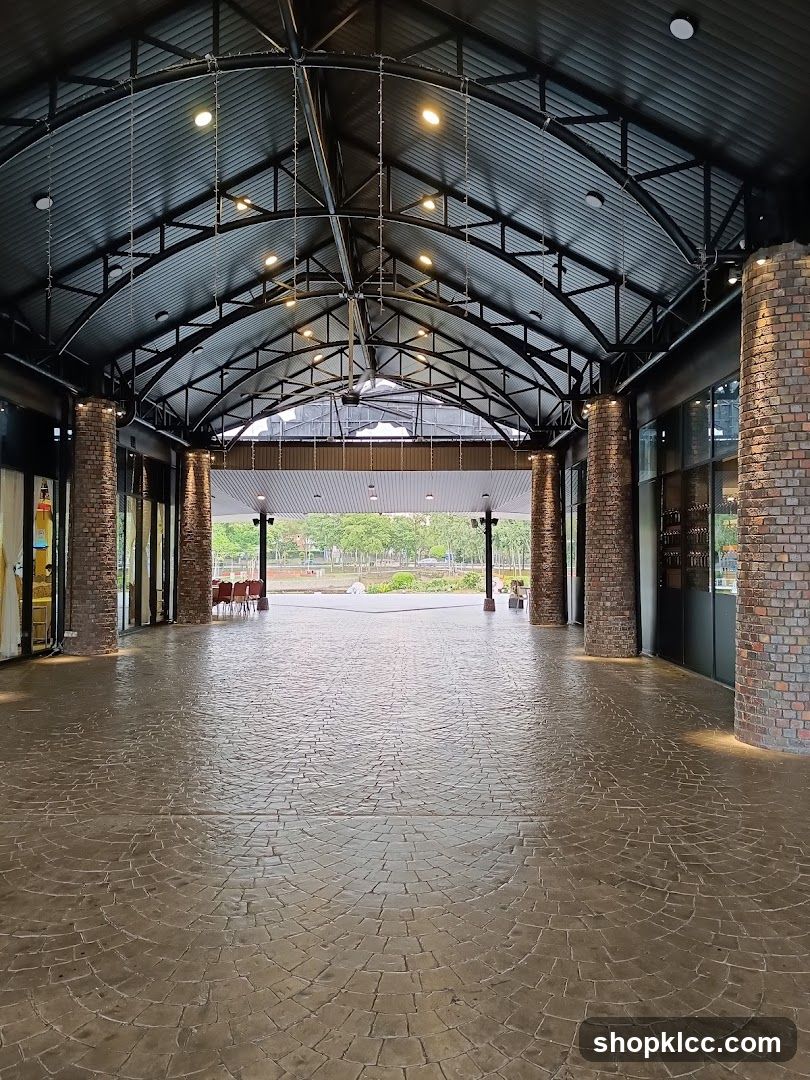 Covered Walkway with Outdoor View