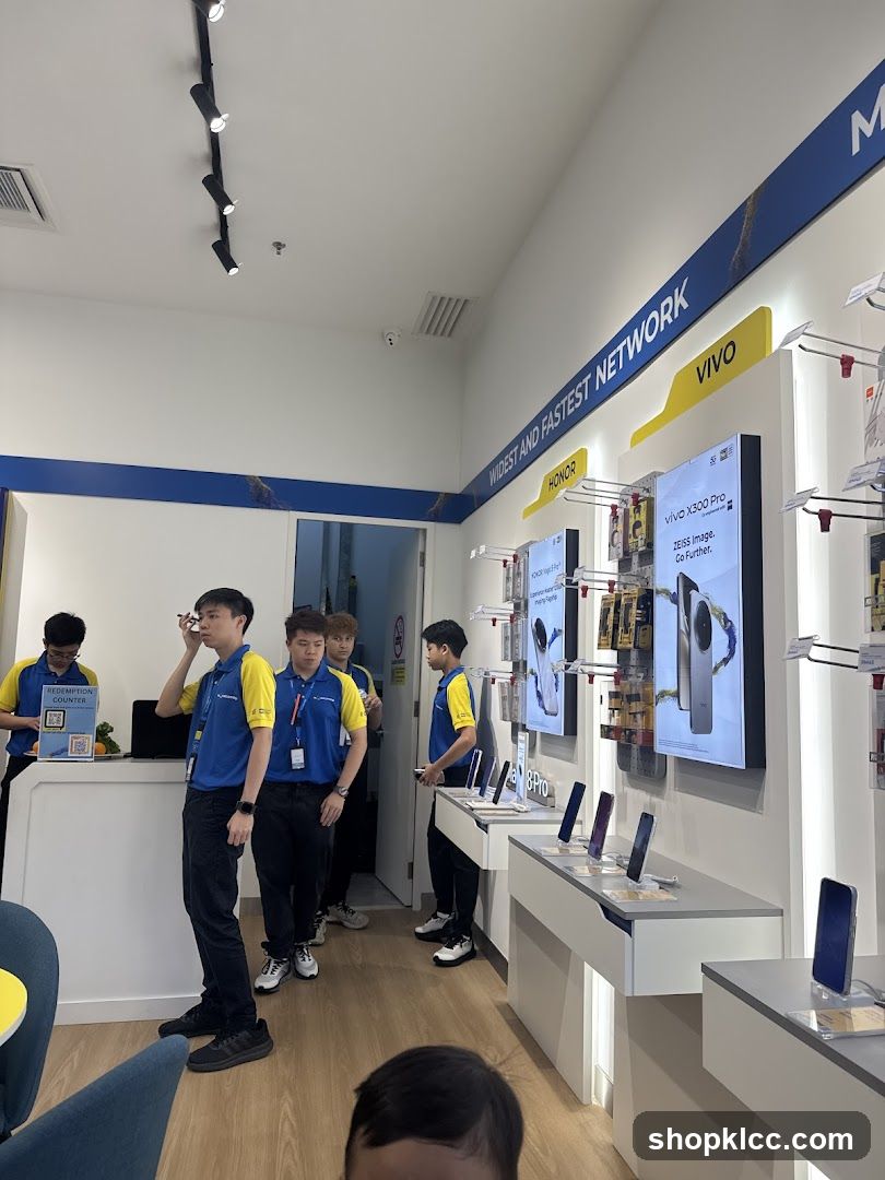 Mobile Phone Store Interior