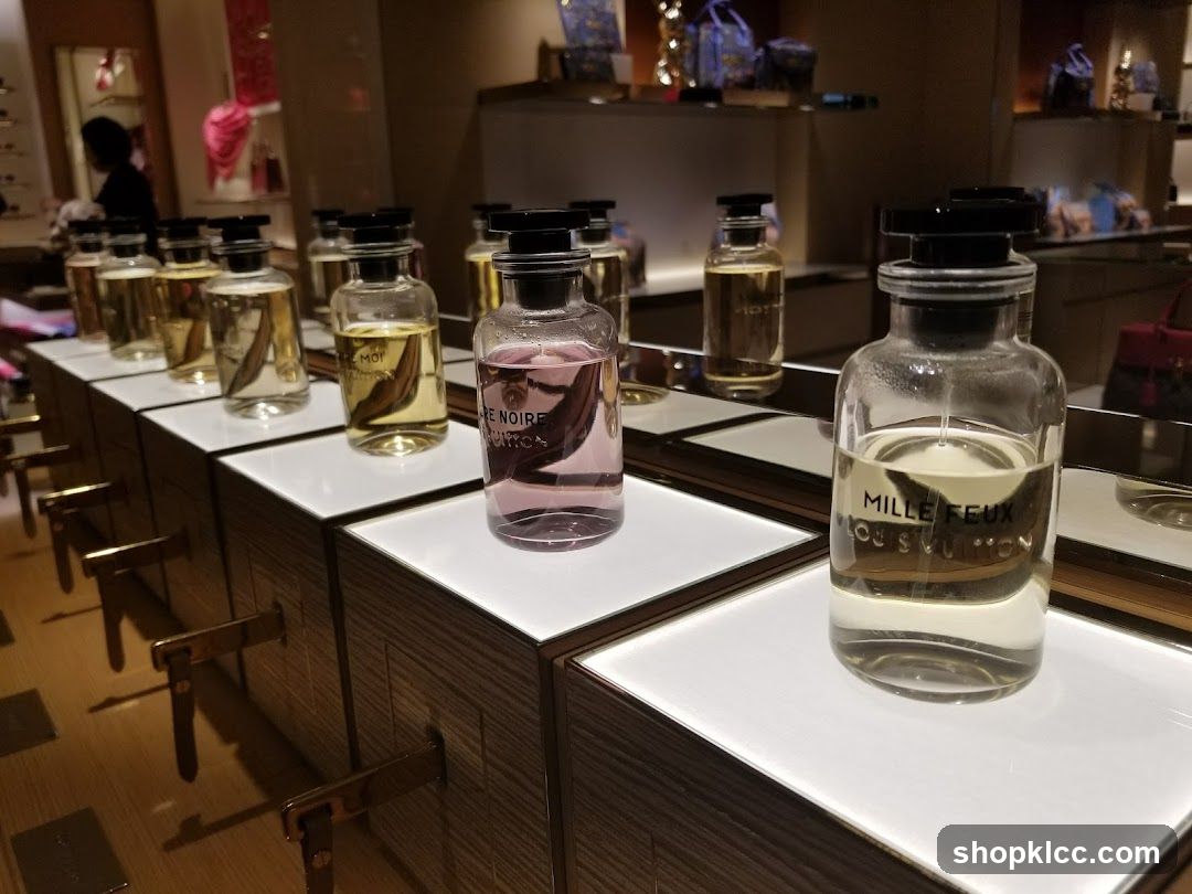 Perfume Bottles on Display