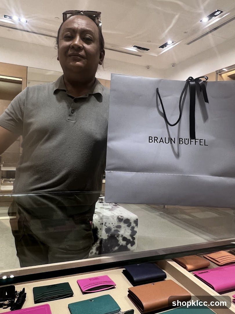 Man holding a shopping bag