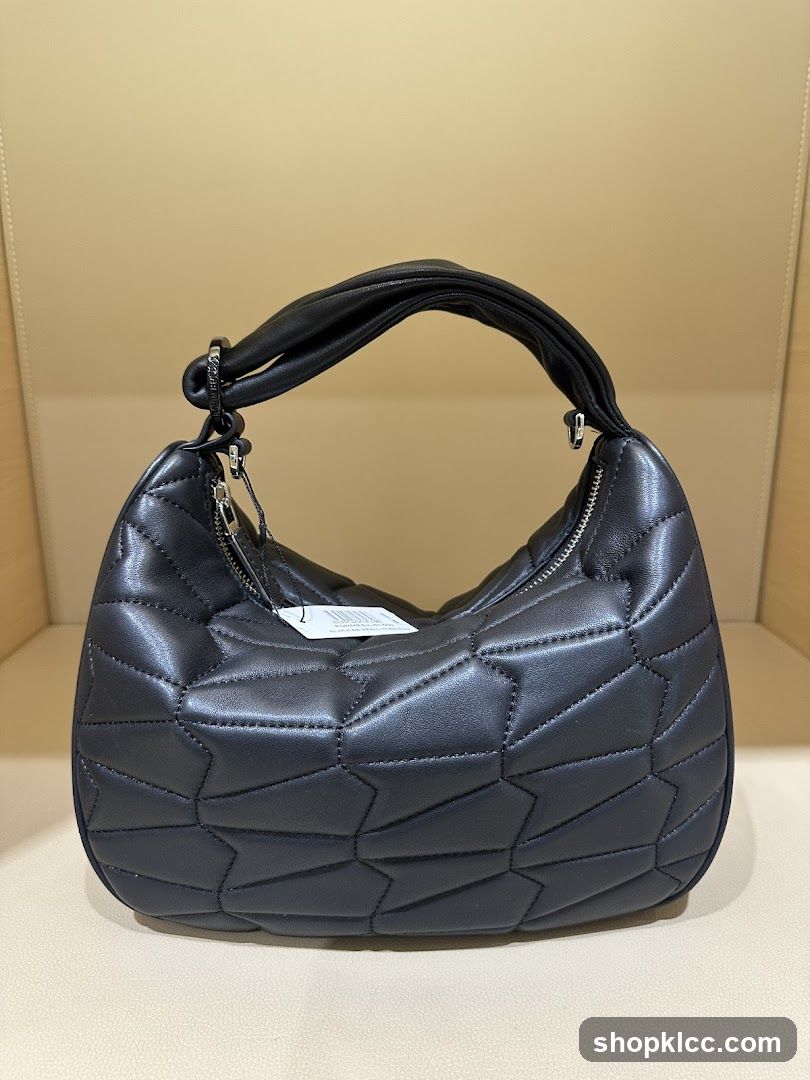 Black Quilted Handbag
