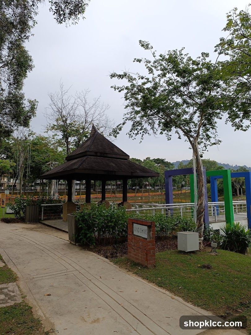 Park Gazebo and Lake