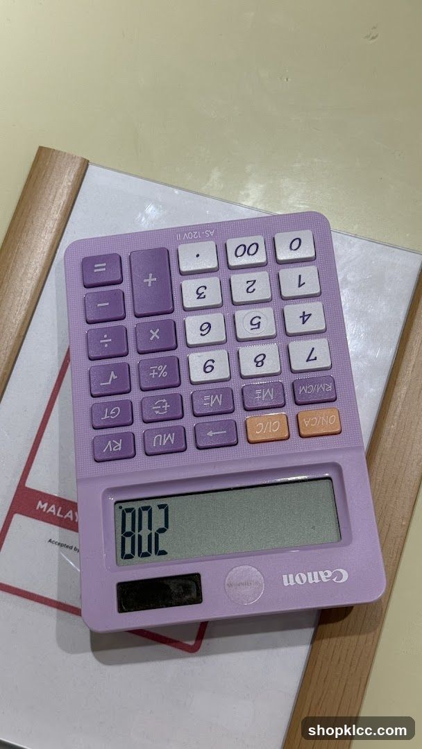 Purple Calculator