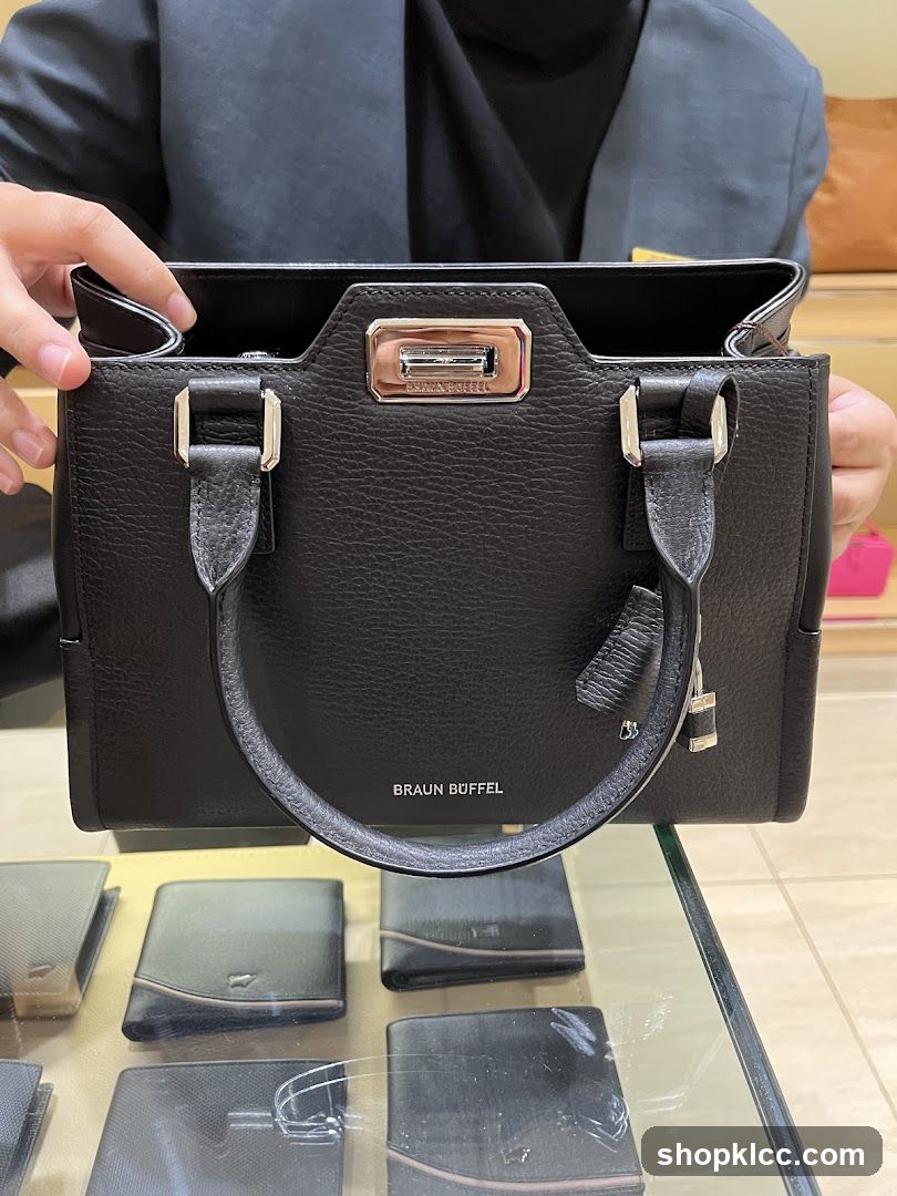 Black Leather Handbag