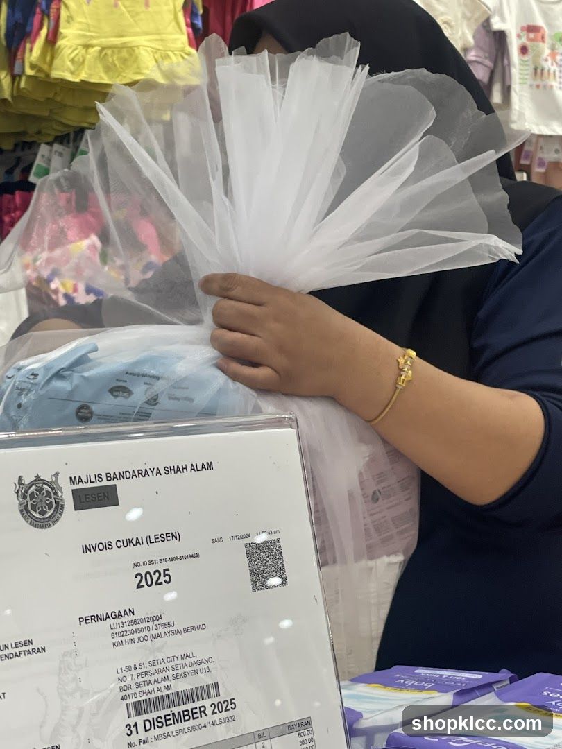 Receipt and Gift Wrapping