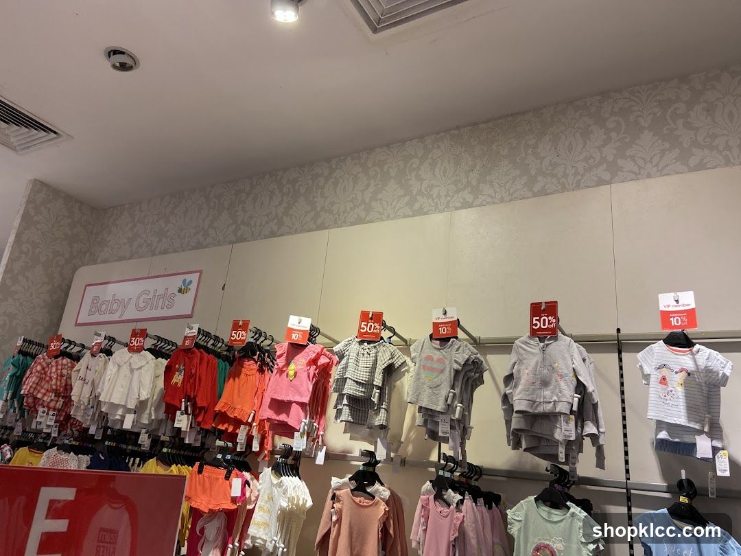 Baby Girls Clothing Display
