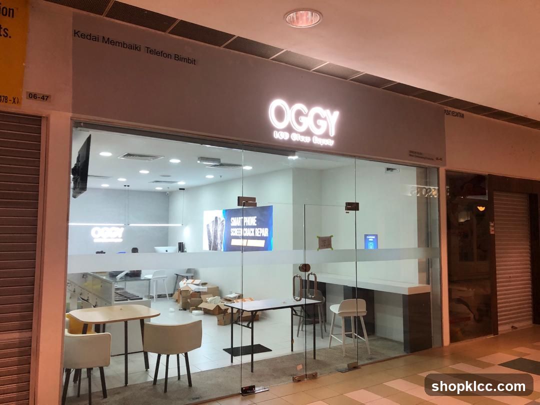 Oggy LCD Glass Repair