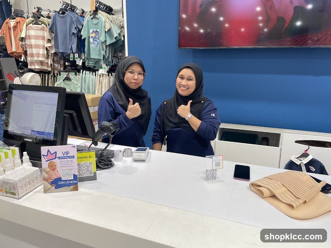 Retail Staff at Checkout