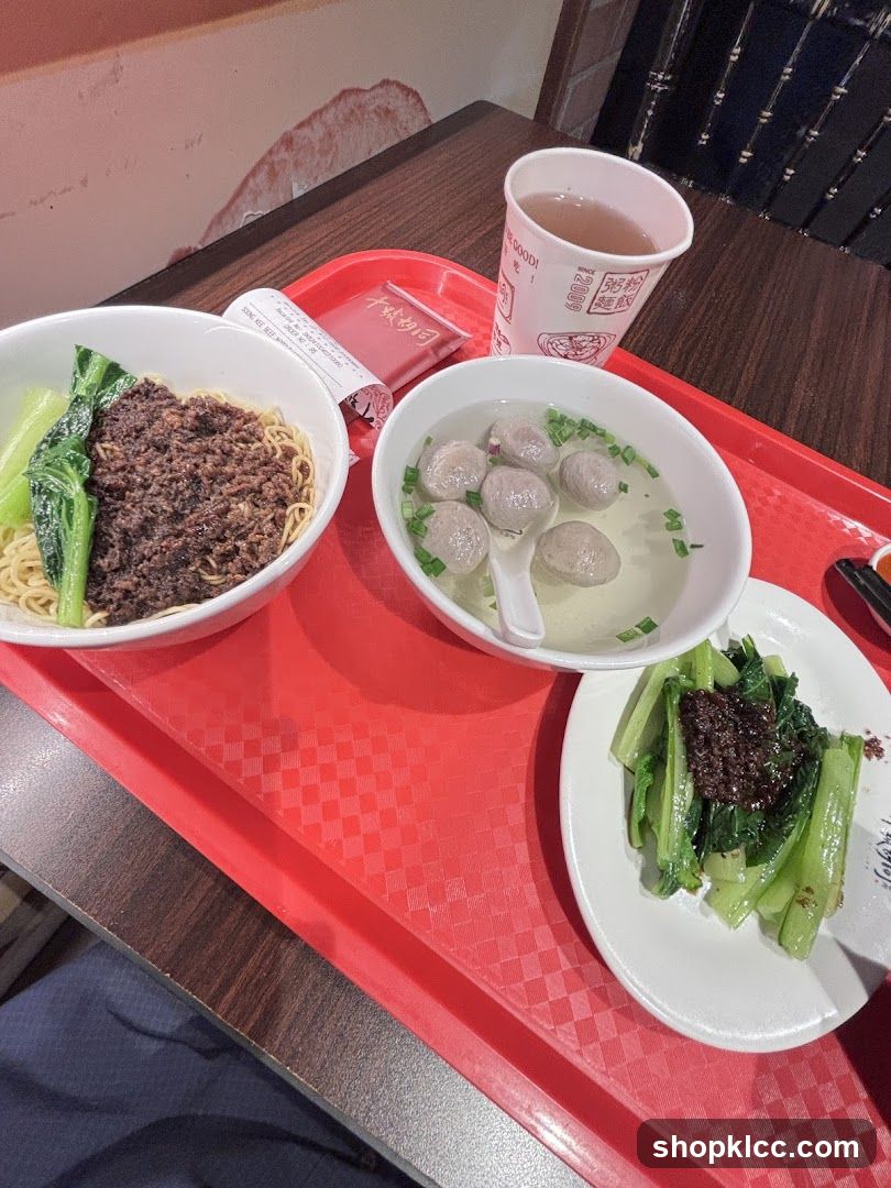 Noodles with Meat and Soup