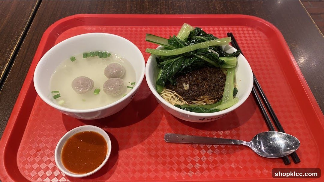 Noodle Dish with Meatballs