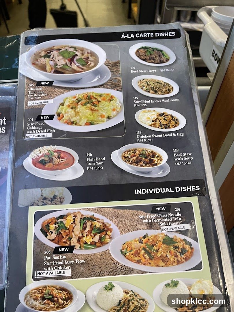 A-LA CARTE DISHES