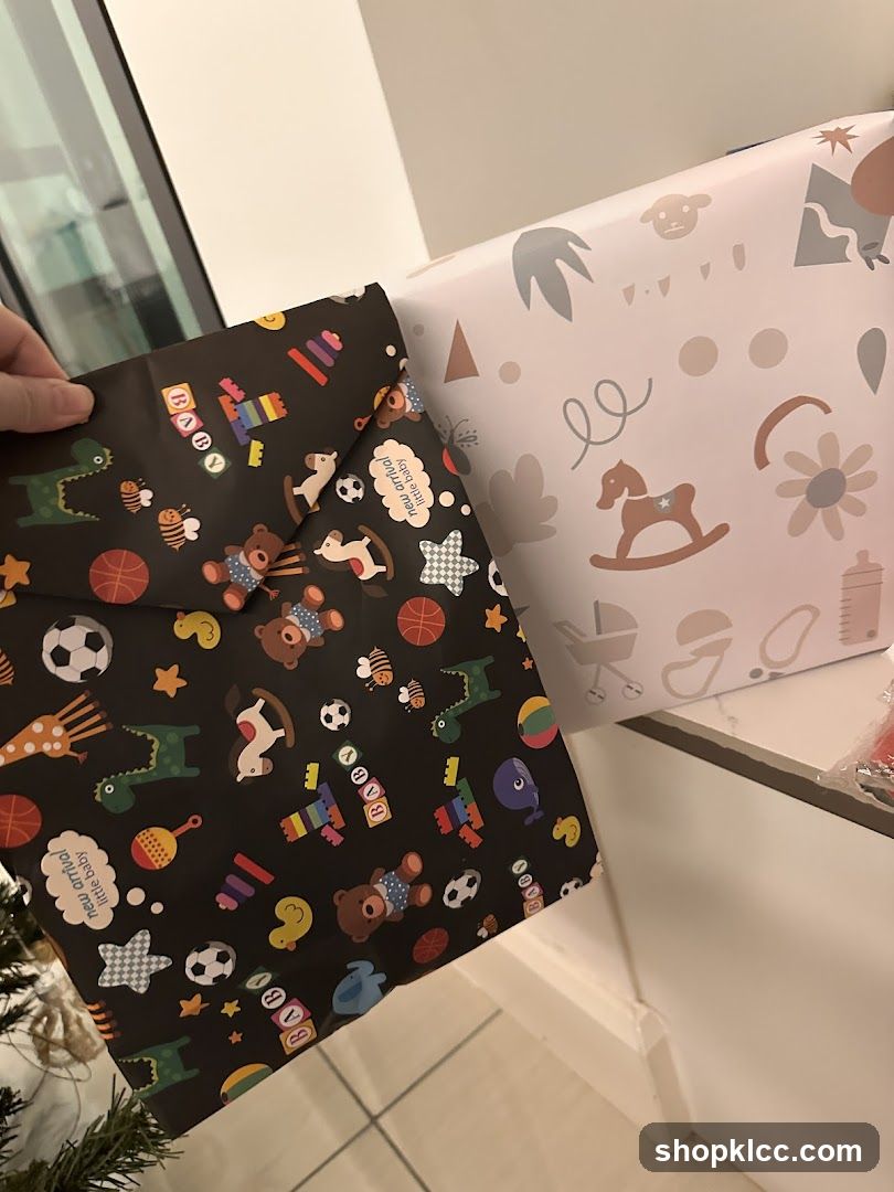 Baby Themed Gift Wrap