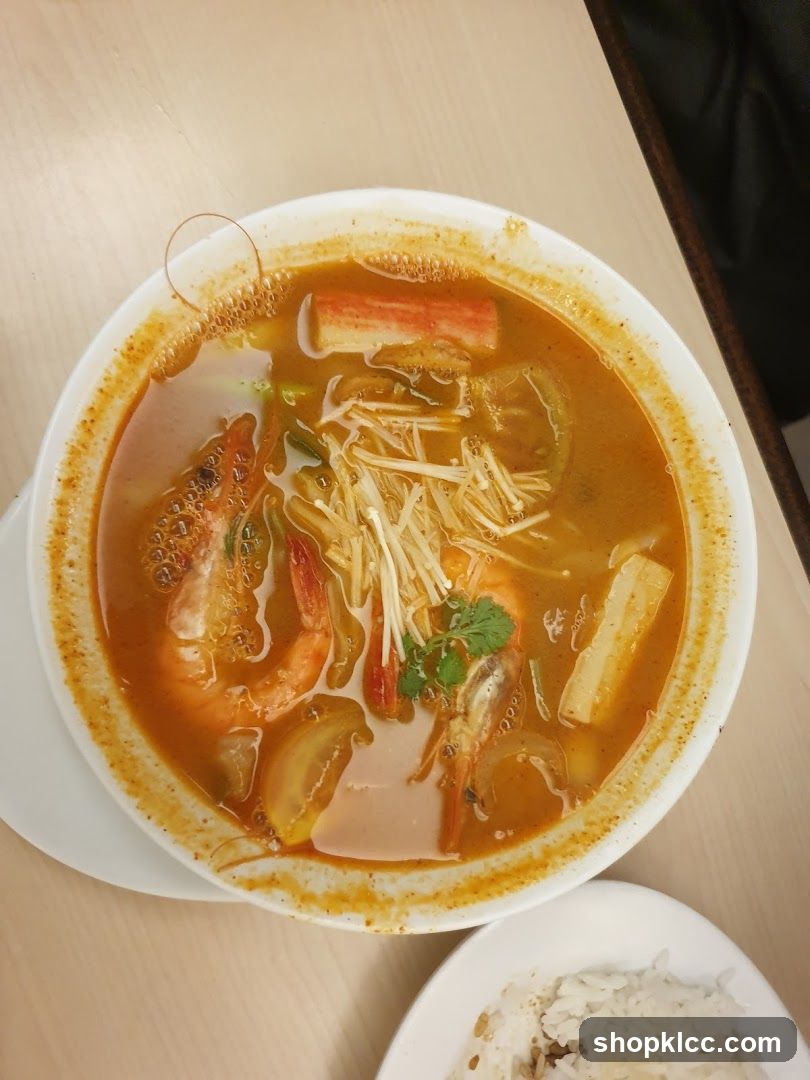 Tom Yum Soup with Shrimp