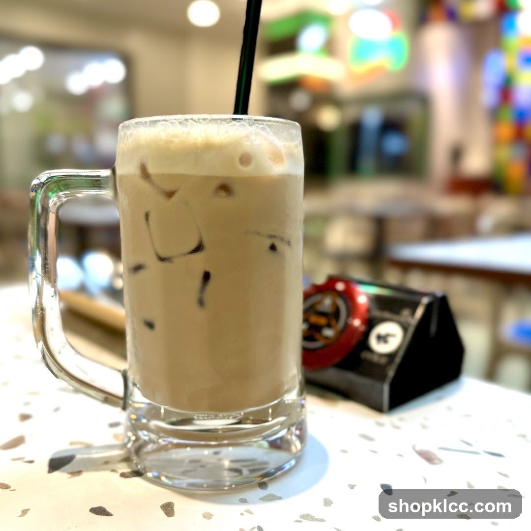 Iced Coffee with Foam