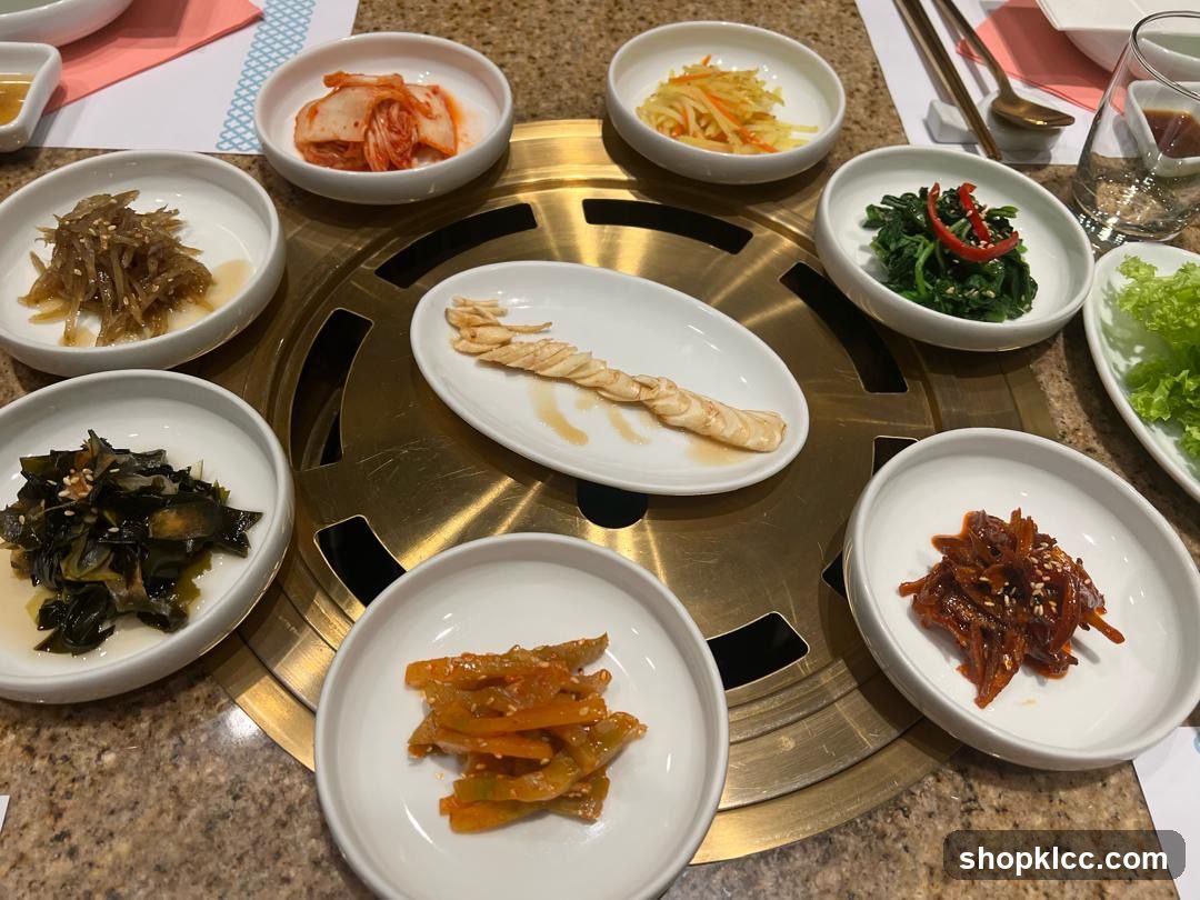 Assortment of Korean Side Dishes