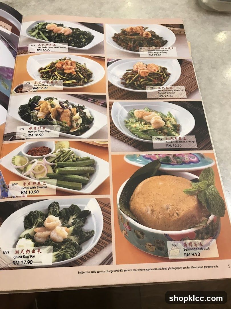 Menu Page