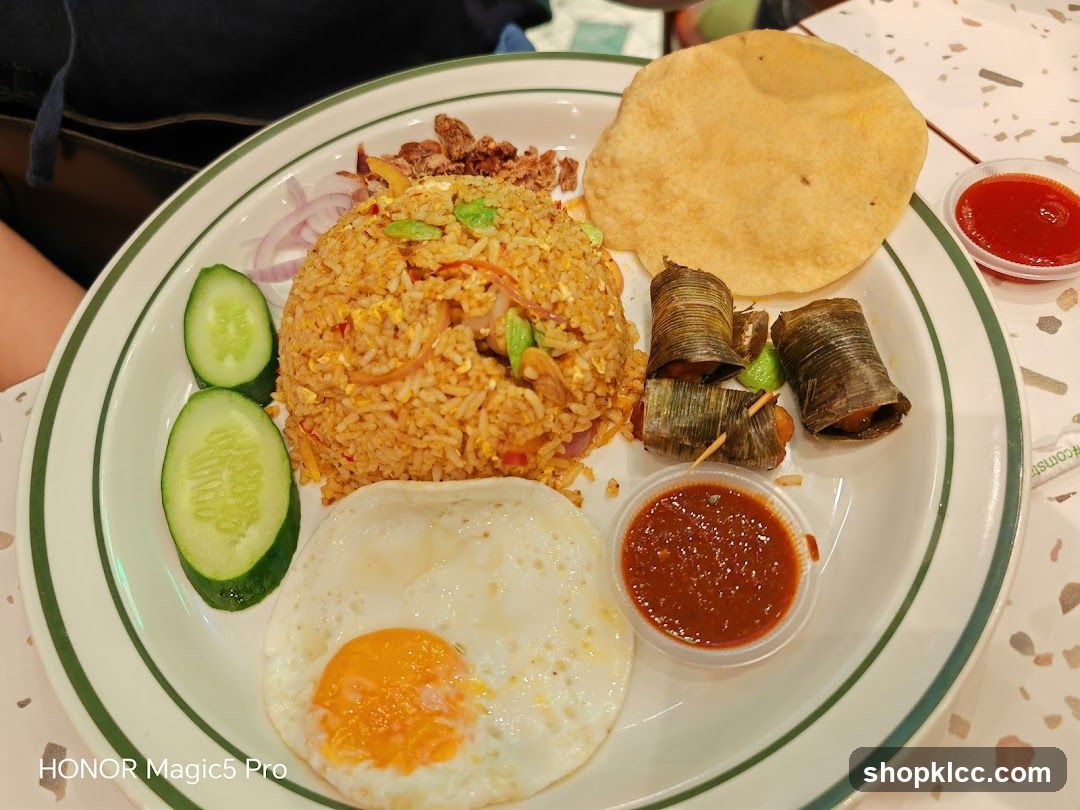 Nasi Lemak with Fried Egg