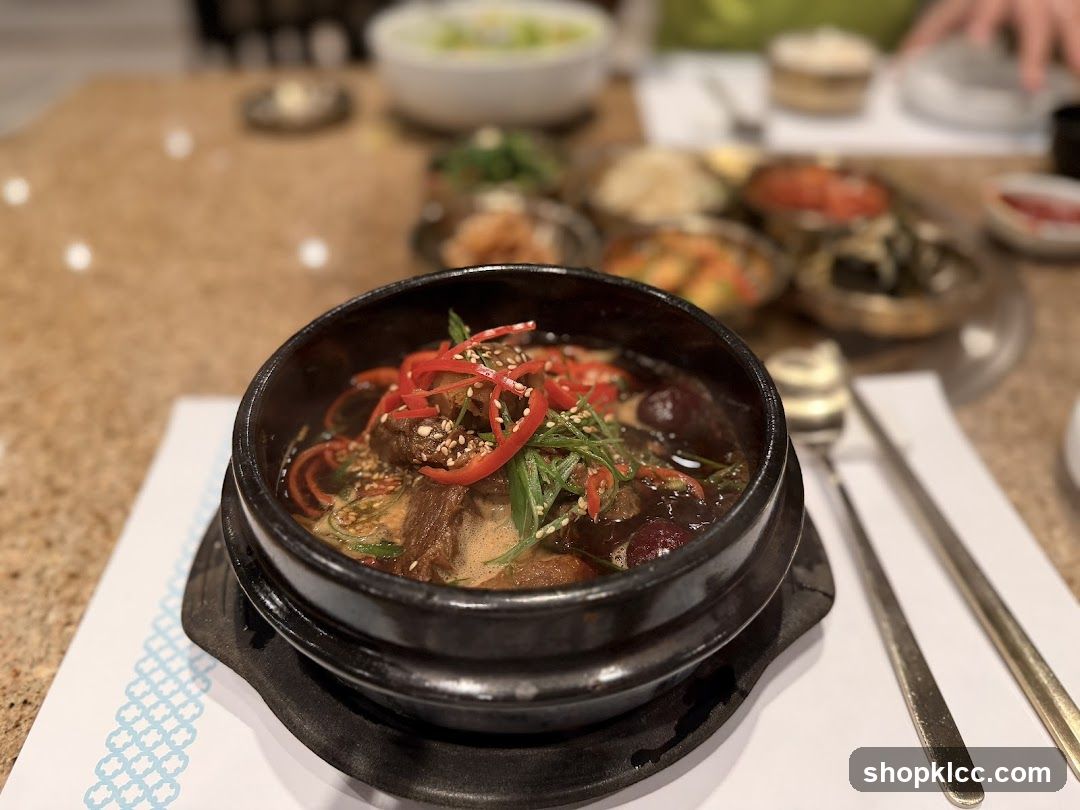 Korean Stew with Side Dishes