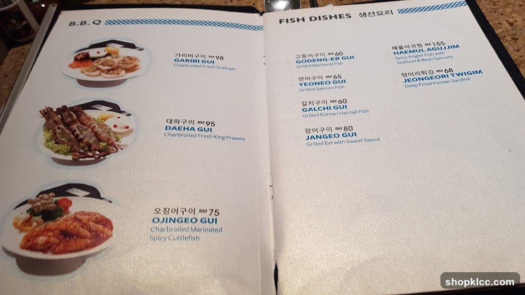 BBQ and Fish Dishes