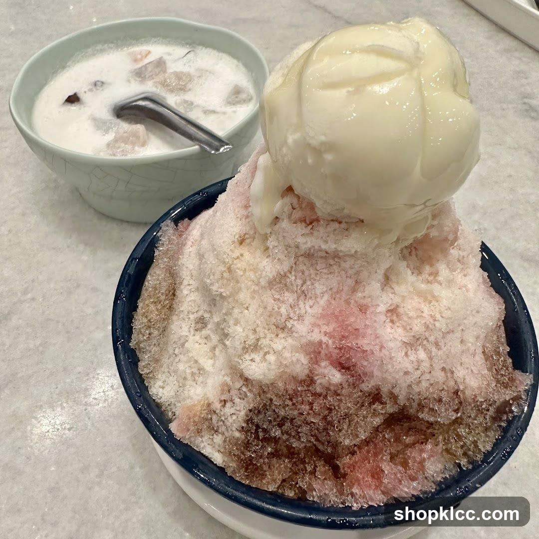 Shaved Ice Dessert