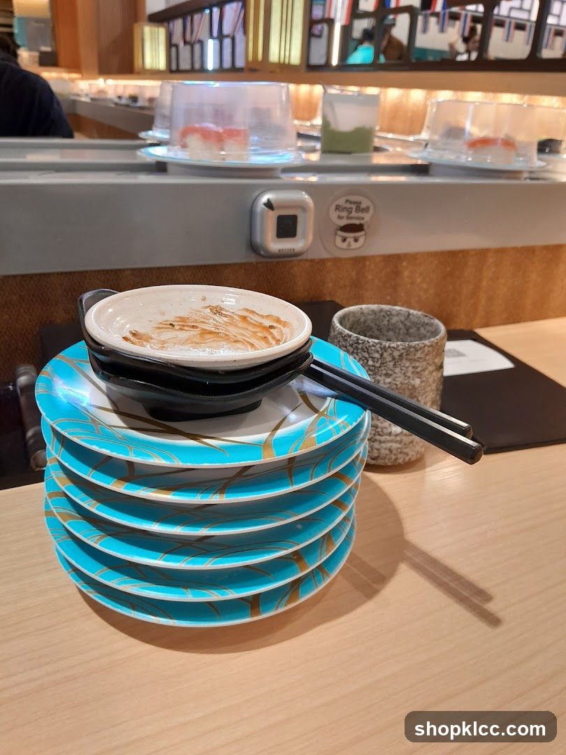 Sushi Plates and Conveyor Belt