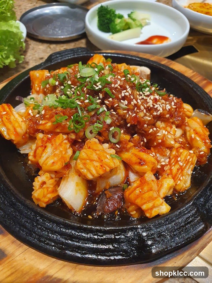 Spicy Stir-Fried Squid Dish