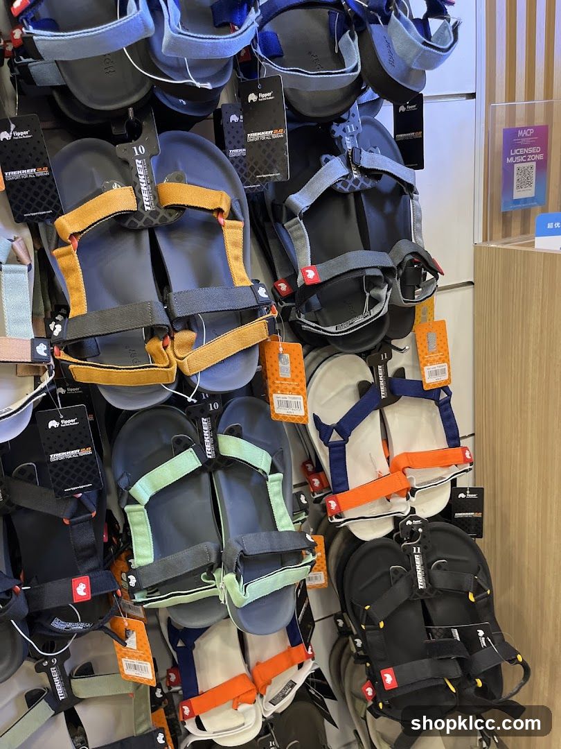 Sandals Display