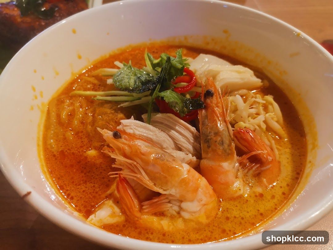 Laksa with Prawns