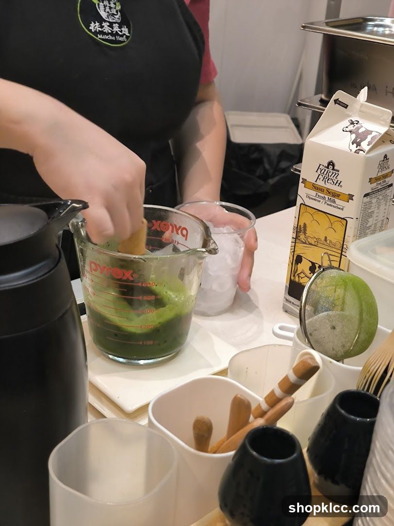 Matcha preparation