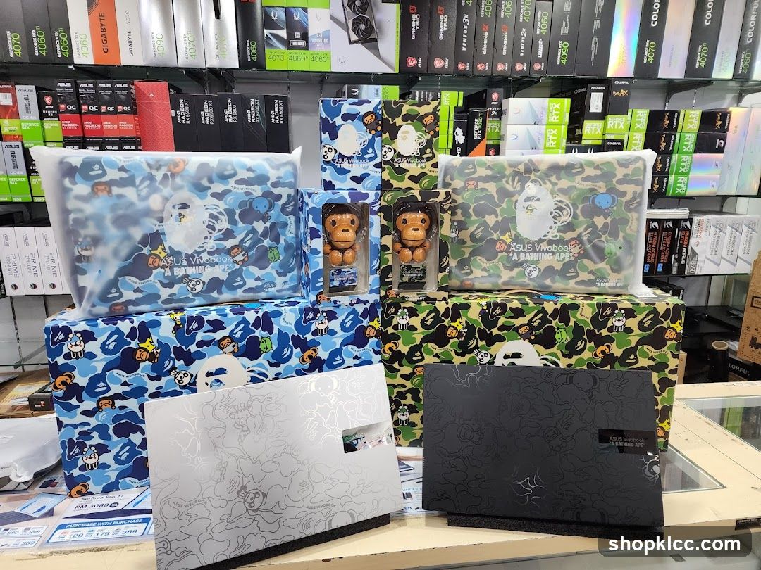 ASUS Vivobook x A Bathing Ape Collaboration