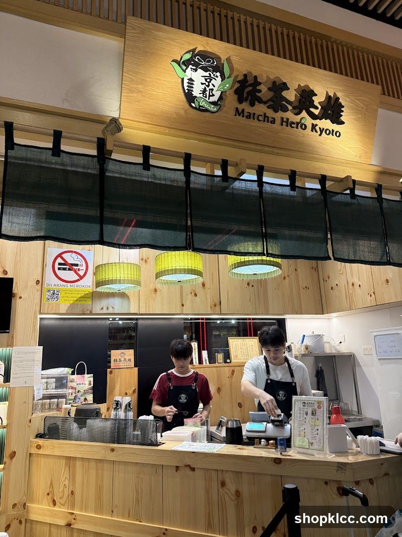 Matcha Hero Kyoto Counter