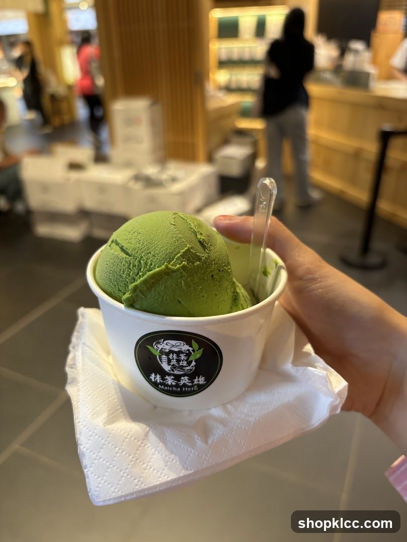 Matcha Ice Cream Cup