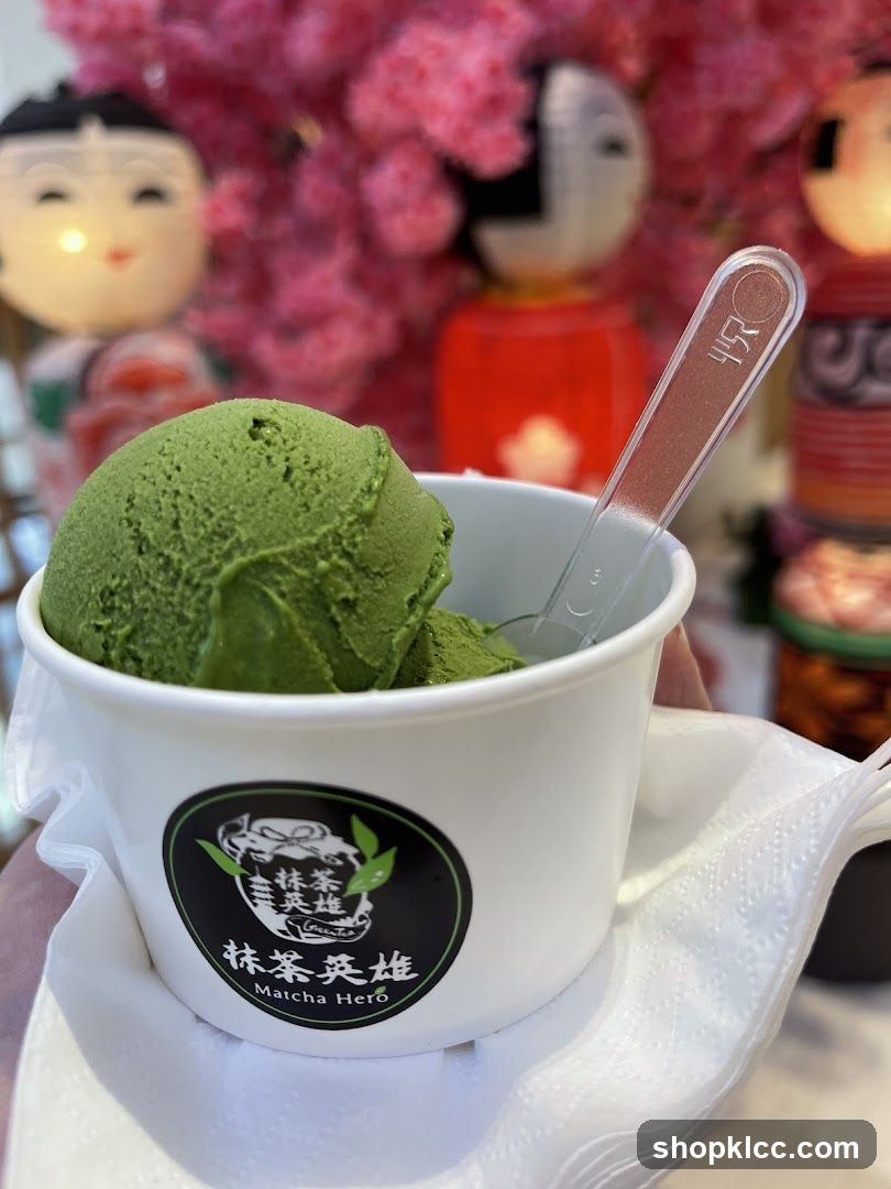 Matcha Ice Cream Cup