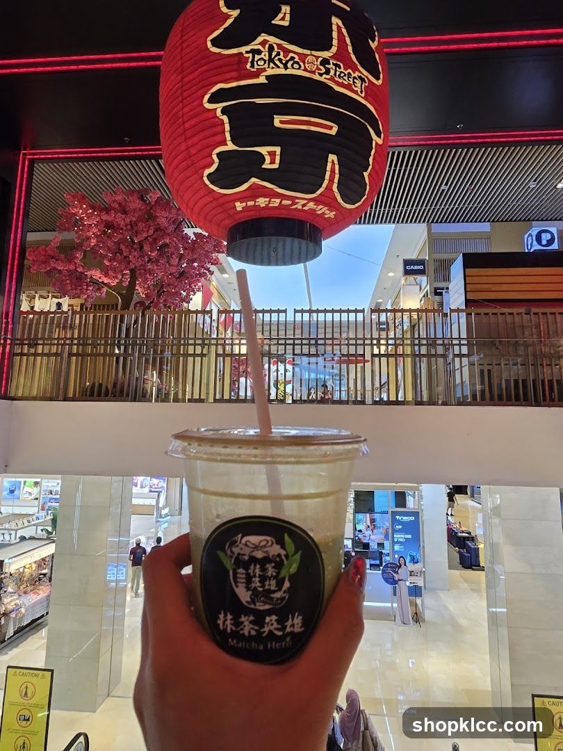 Matcha Drink in Mall