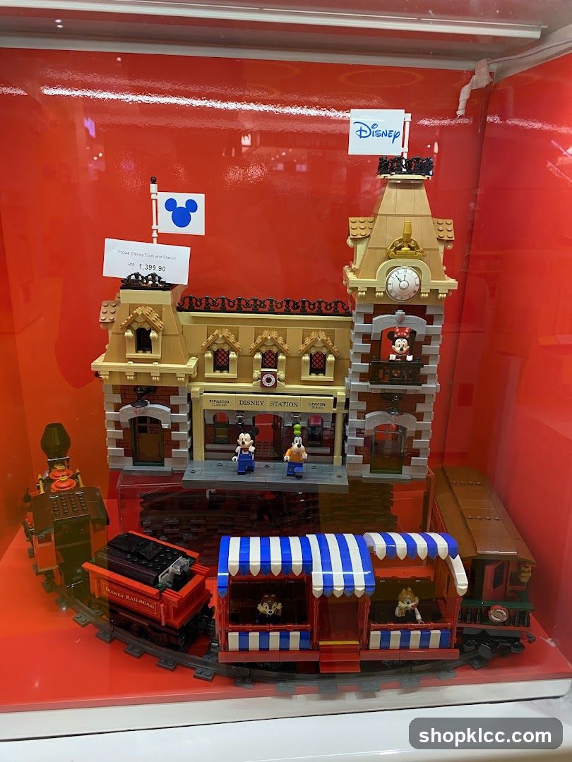 Disney Train and Station Lego Set