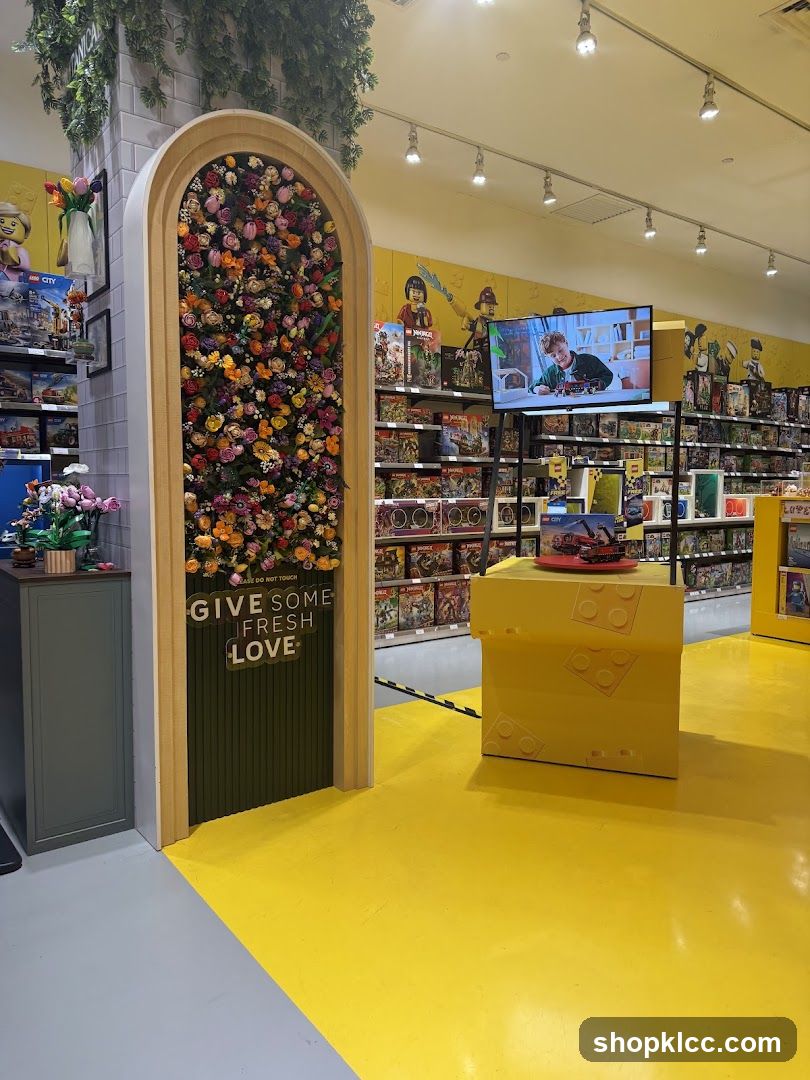 Interior of a toy store