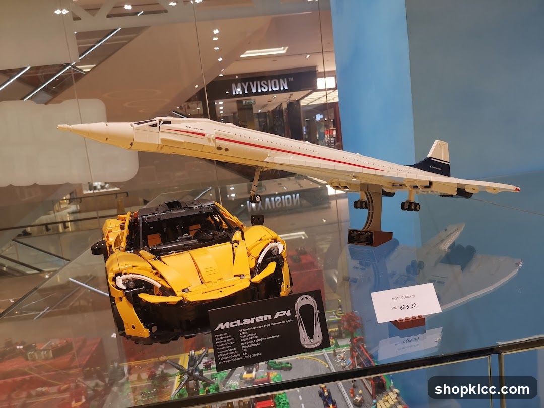 Lego Models on Display