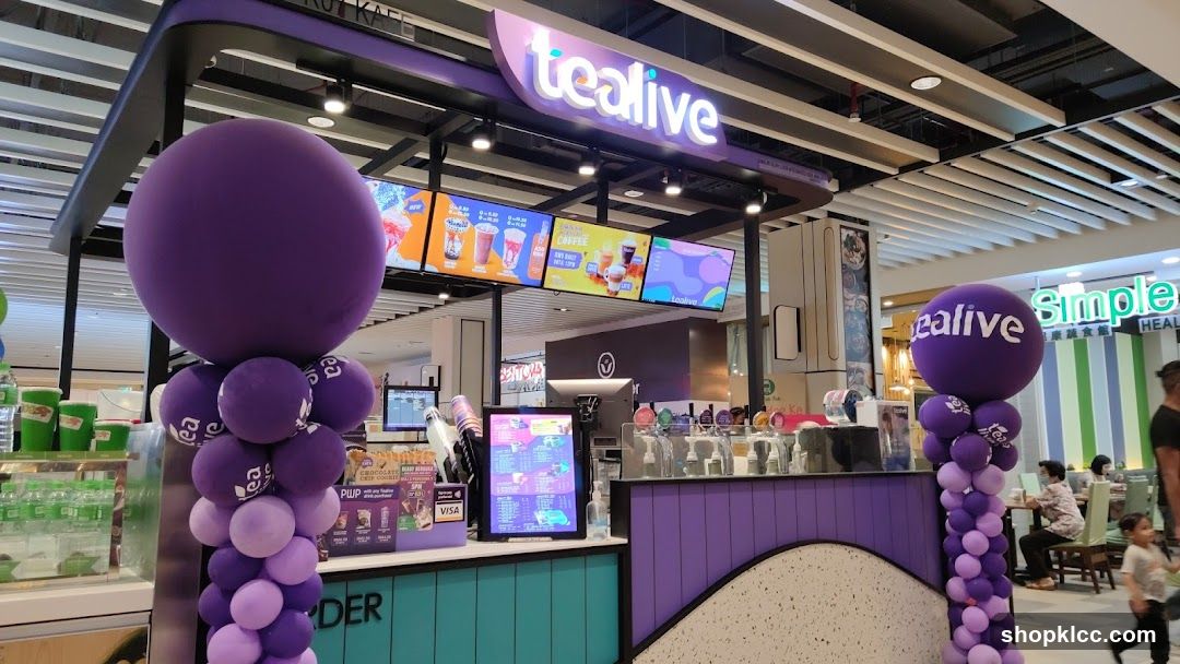 Tealive Storefront with Balloons