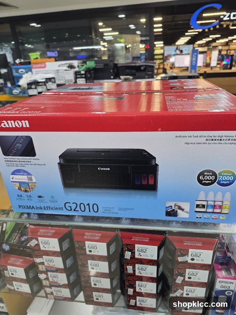 Canon Printer Box and Ink Cartridges