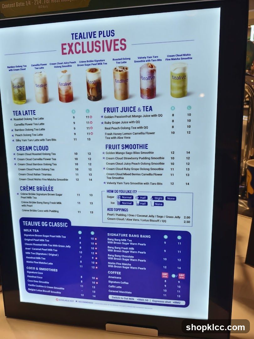 TEALIVE PLUS EXCLUSIVES