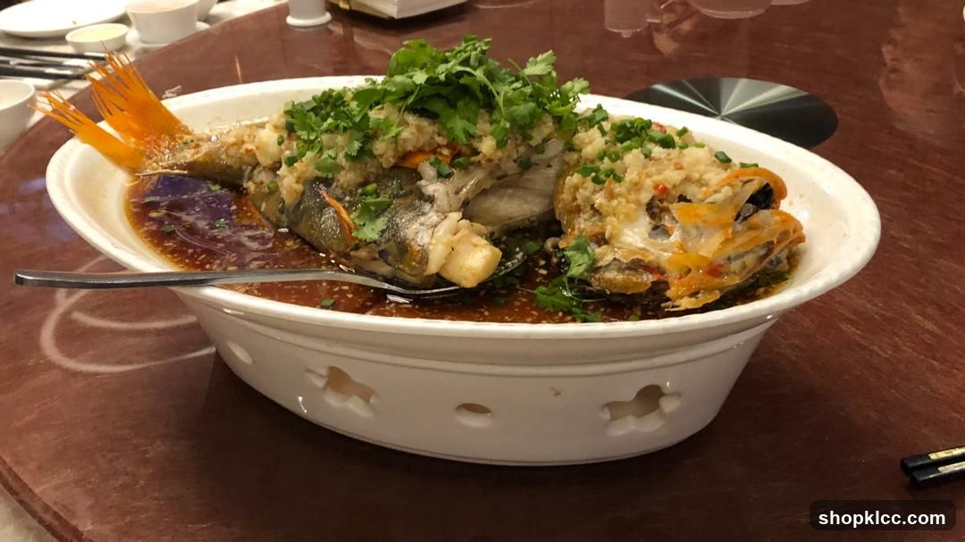 Steamed Fish Dish