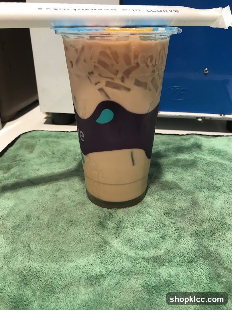 Iced Milk Tea with Jelly