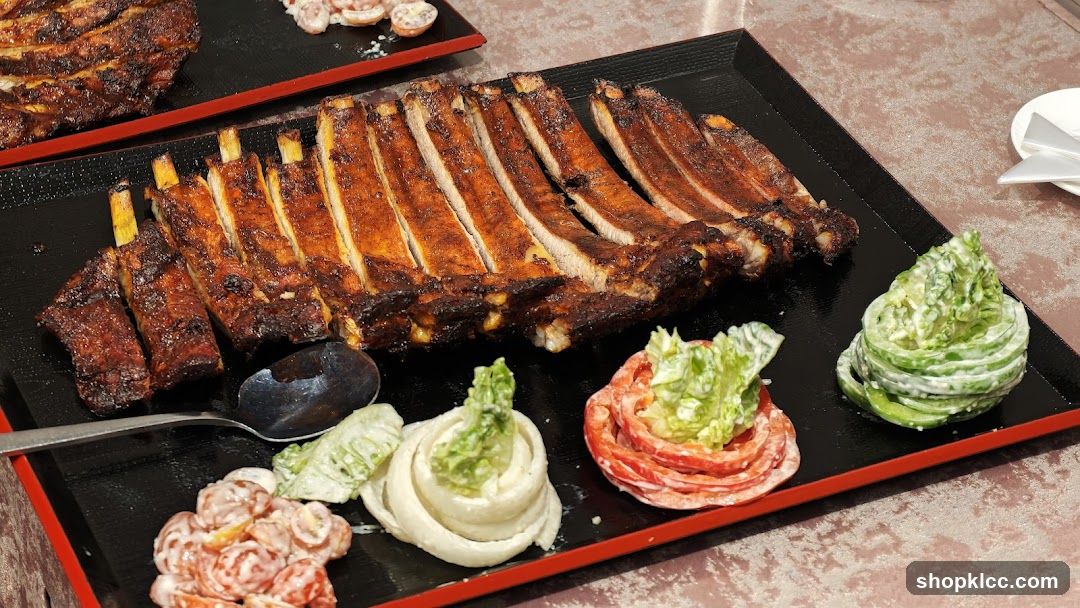 Rack of Ribs with Side Salads