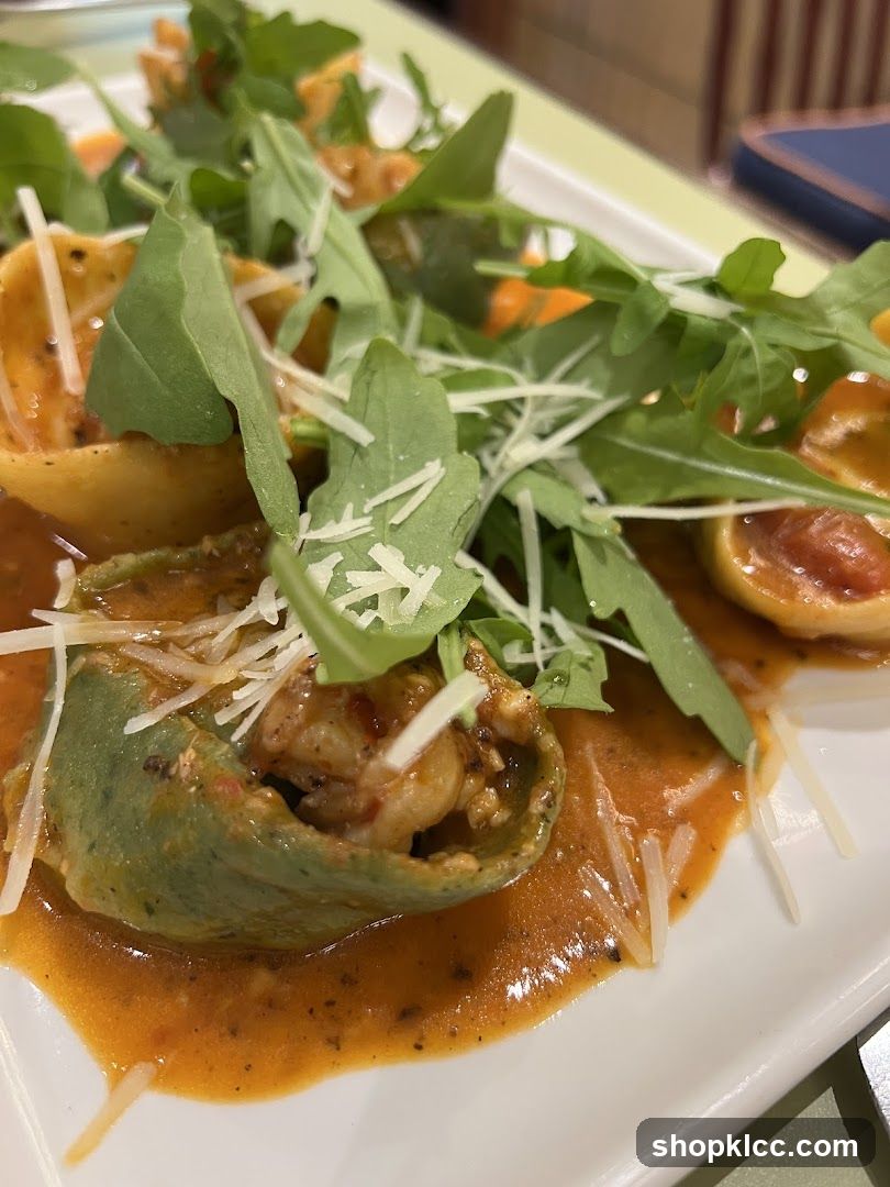 Stuffed Pasta with Shrimp